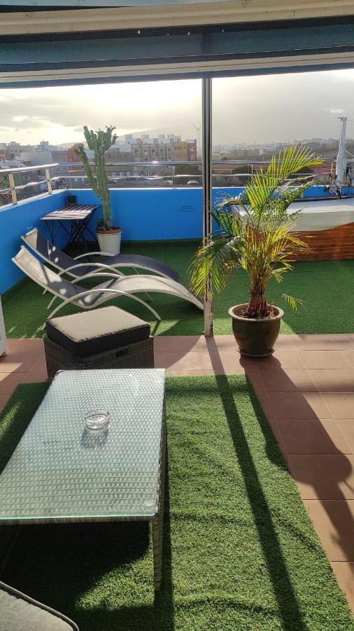Atico Arinaga Con Vistas , Jacuzzi , Terraza Y Barbacoa Apartment Exterior photo
